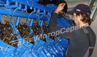 Service Е30 on the gas engine MWM TCG2020